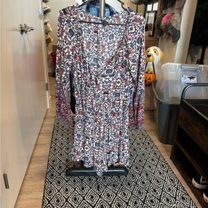 American Eagle Outfitters Multicolor Long Sleeve Romper